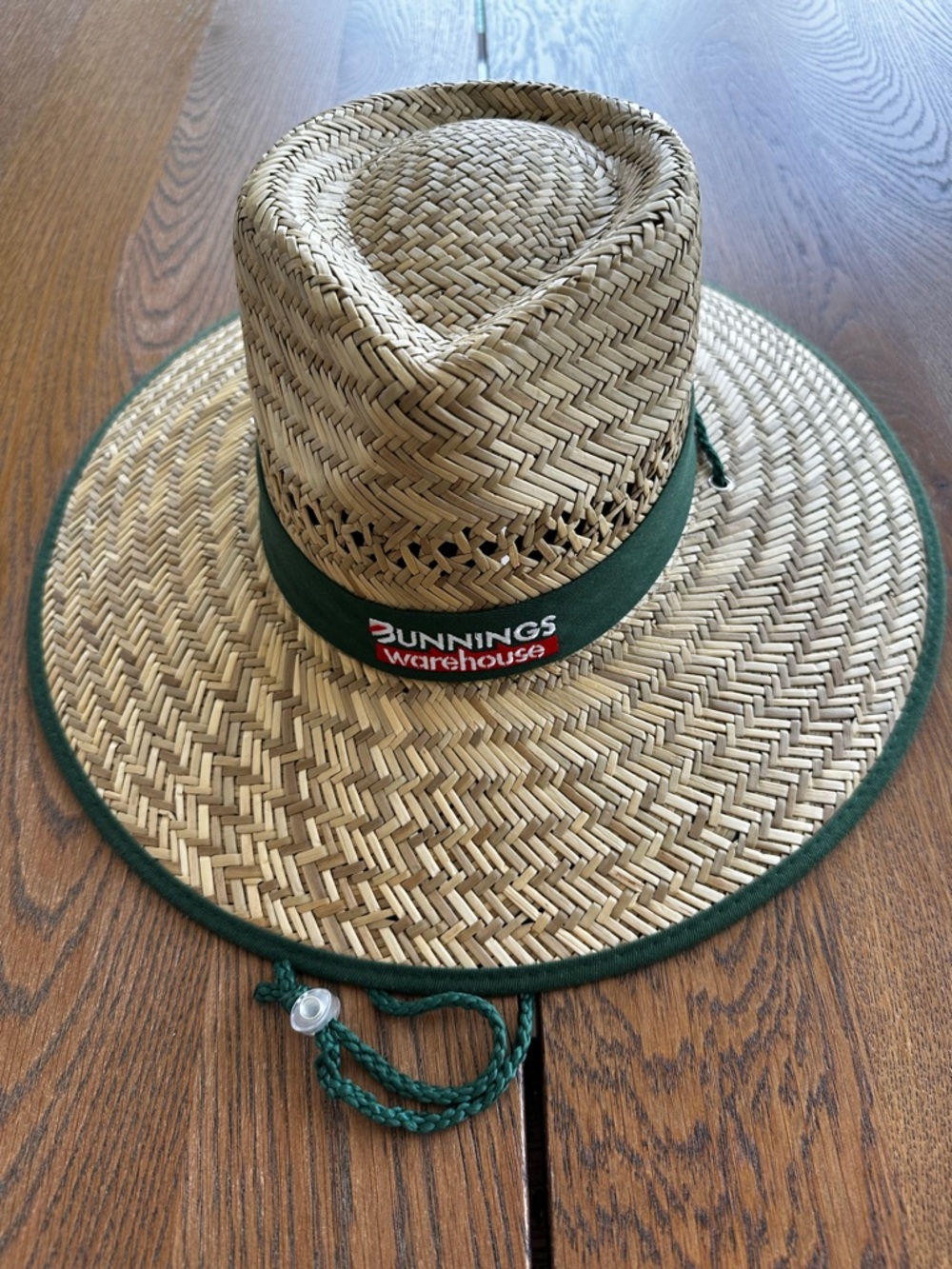 Bunnings Warehouse Wide Brimmed Straw Hat ASO Bandit Heeler Bluey Hammerbarn - Picture 2 of 9